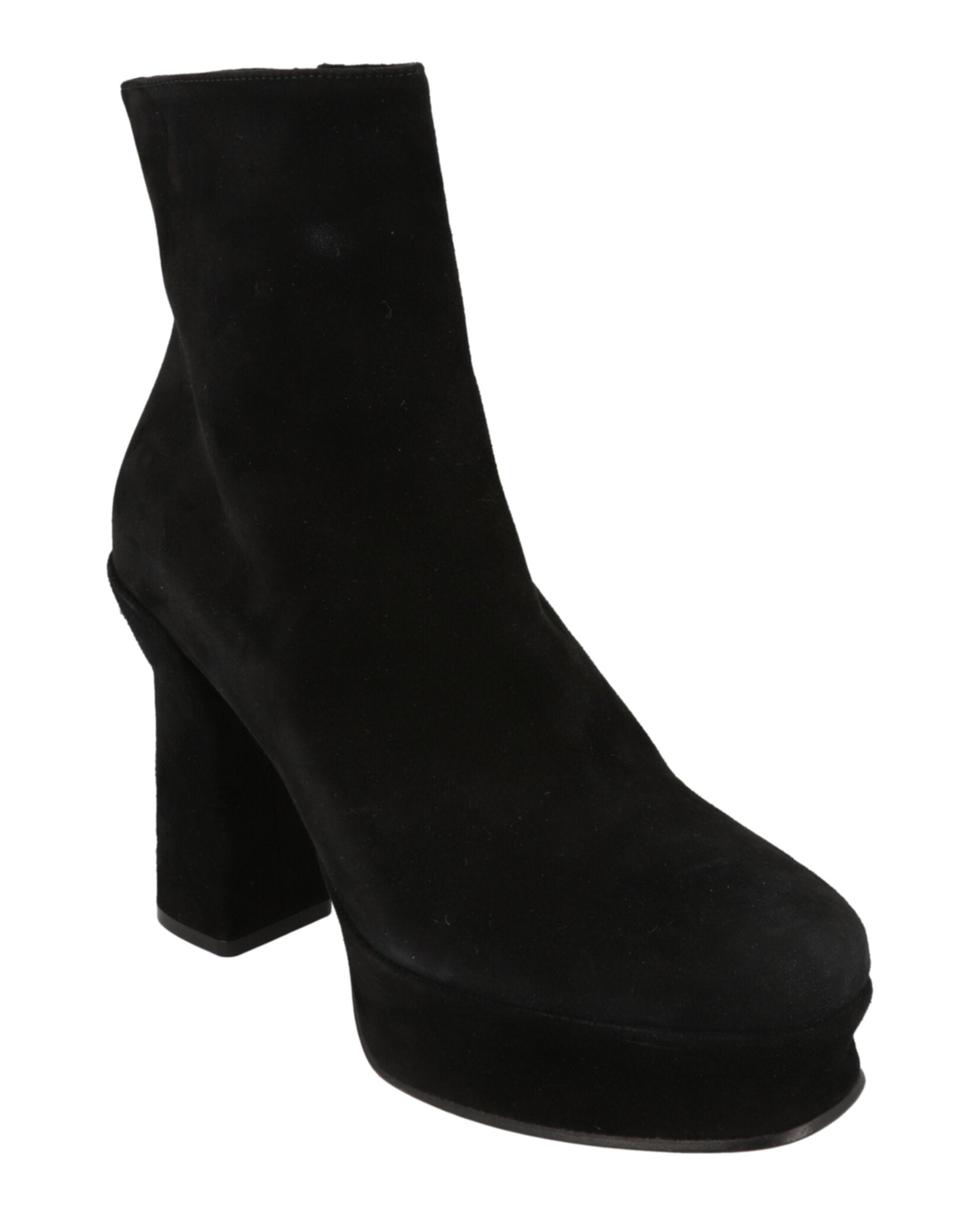 Sandra Suede Platform Booties