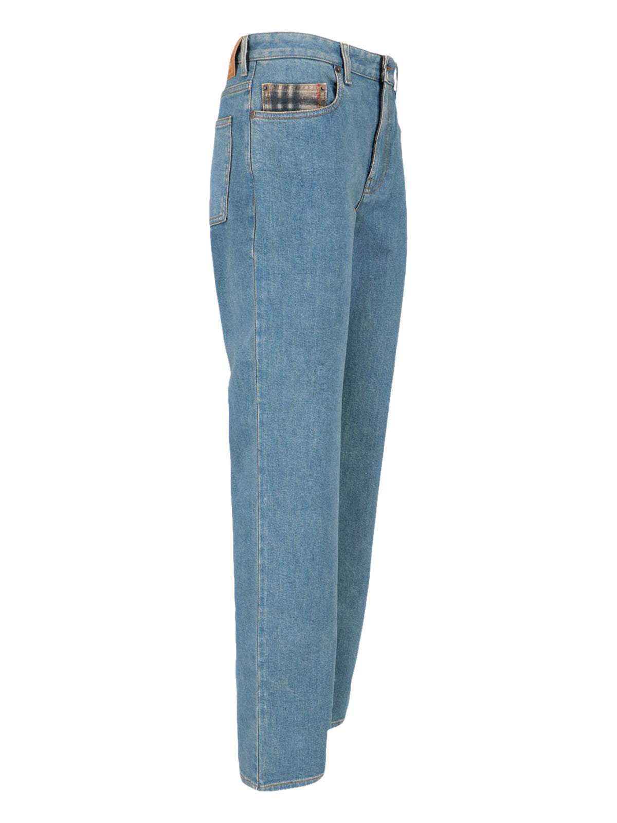 Bootcut Jeans In Blue Cotton Denim