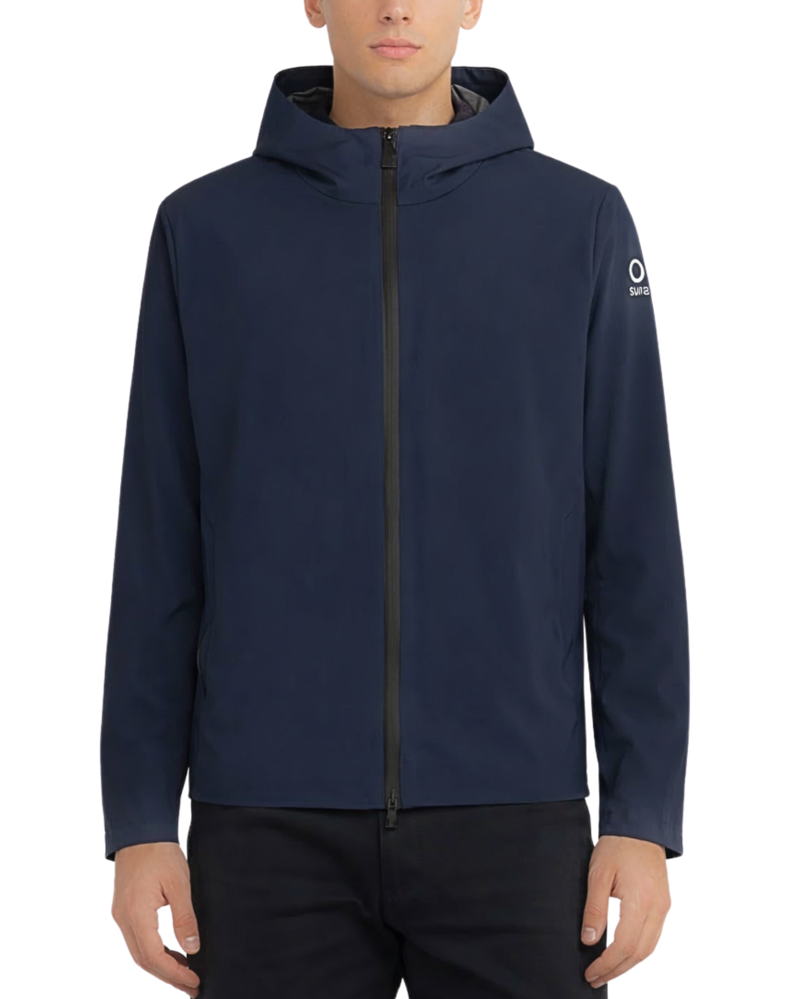 Dark Blue Uns Tek Men’s Windbreaker Jacket