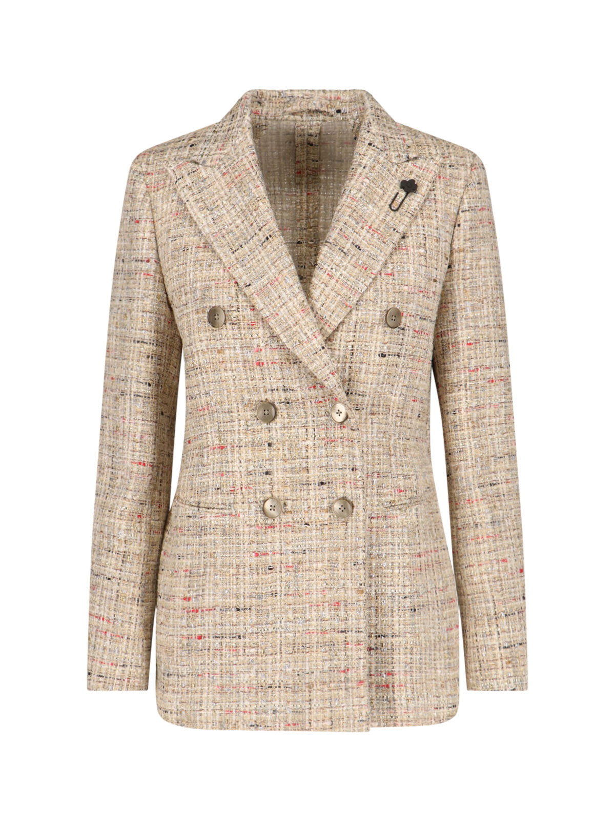 Double-Breasted Blazer – Beige