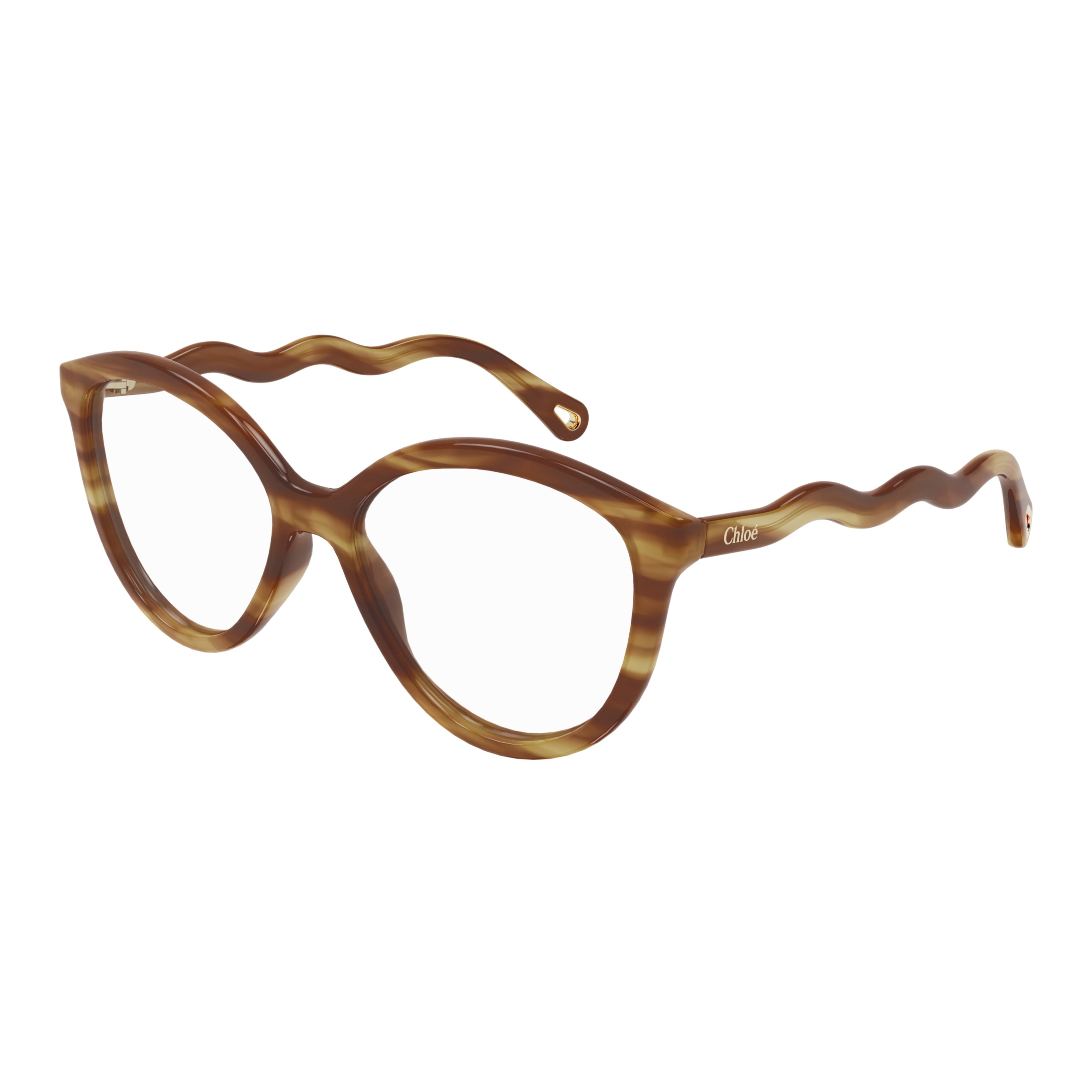 Ch0089o Rounded Tortoiseshell Frame Eyeglasses