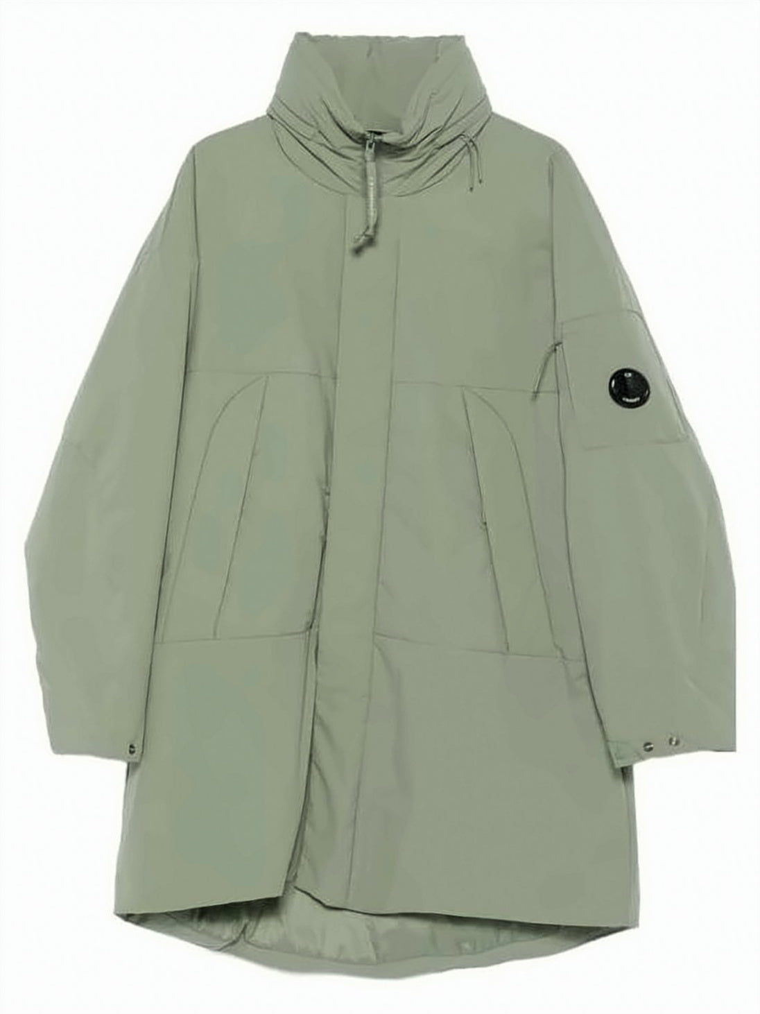 Functional Green Padded Parka