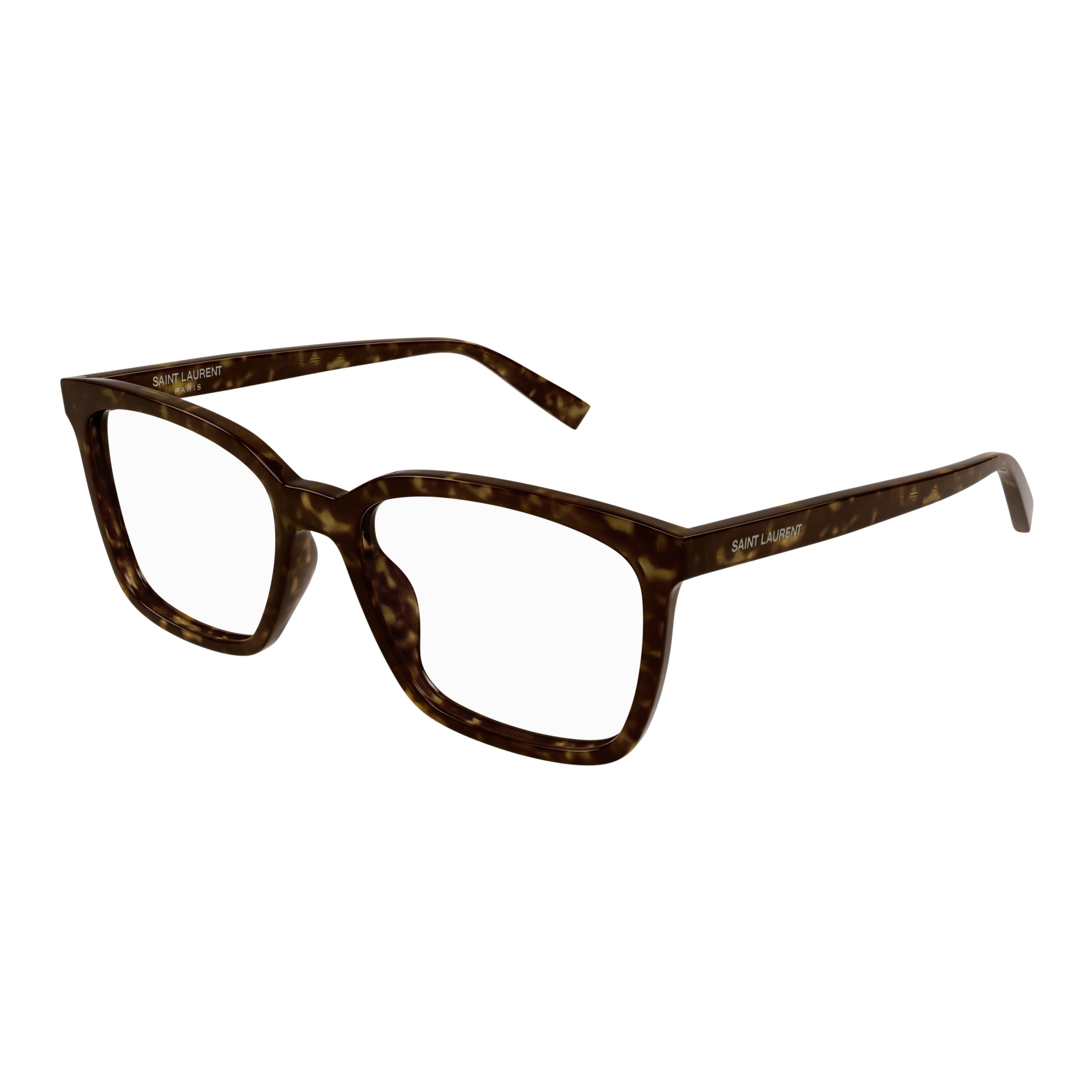 Sl 672 Tortoiseshell Square Frame Saint Laurent Sunglasses