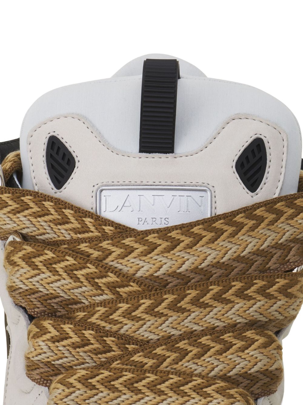 Cut-out Detailing Suede Sneakers