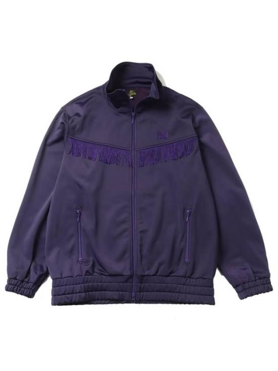 Quilted Front Zip Jacket With Fringe Detailing