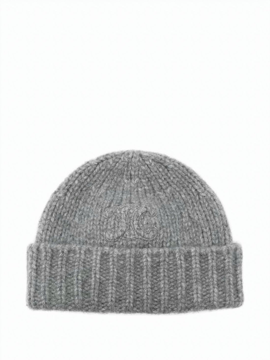 Ribbed Cashmere-Silk Blend Beanie