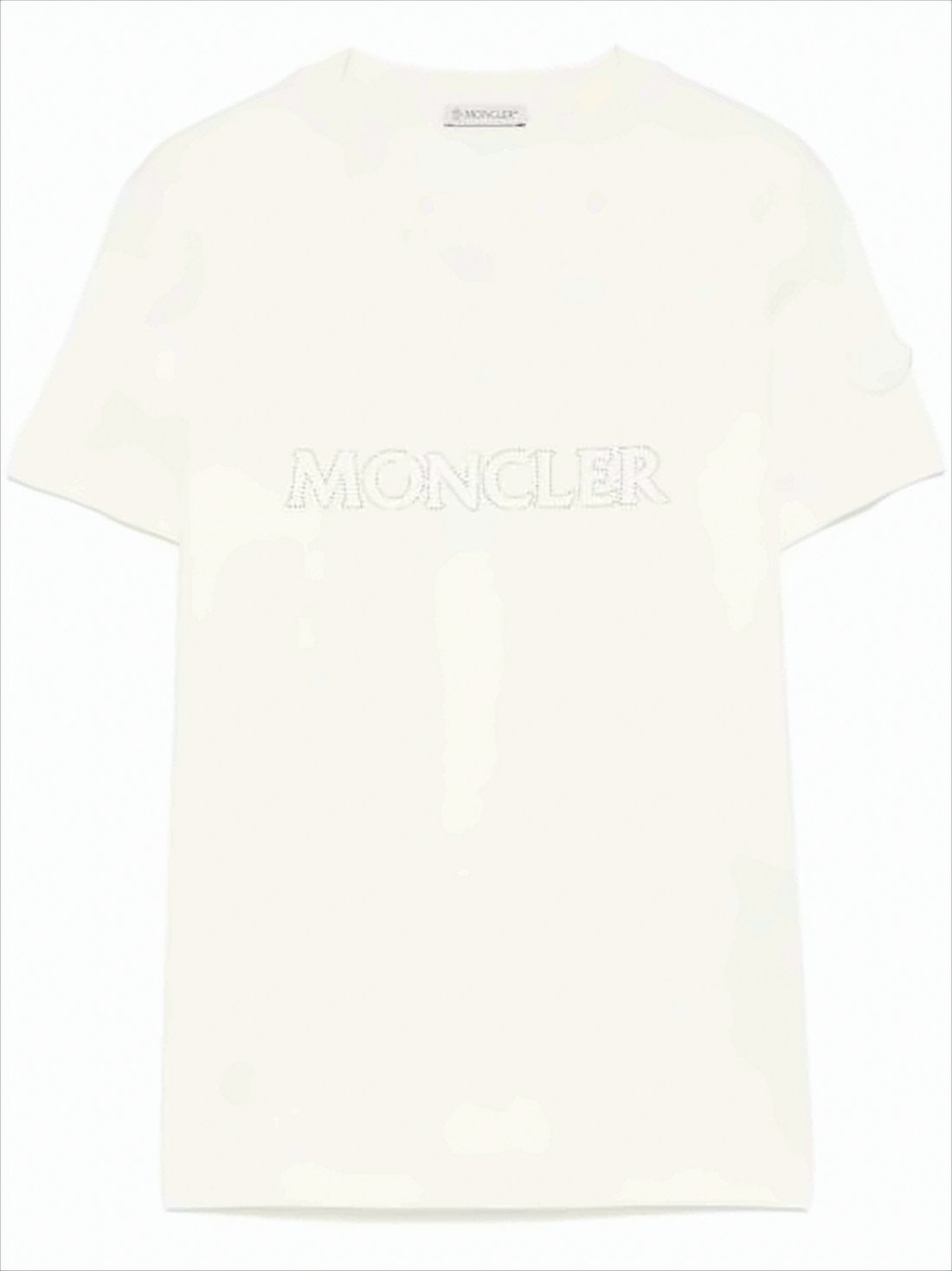 Short-Sleeved Crew Neck Moncler T-Shirt