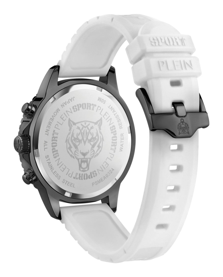 Glam Chrono Silicone Watch