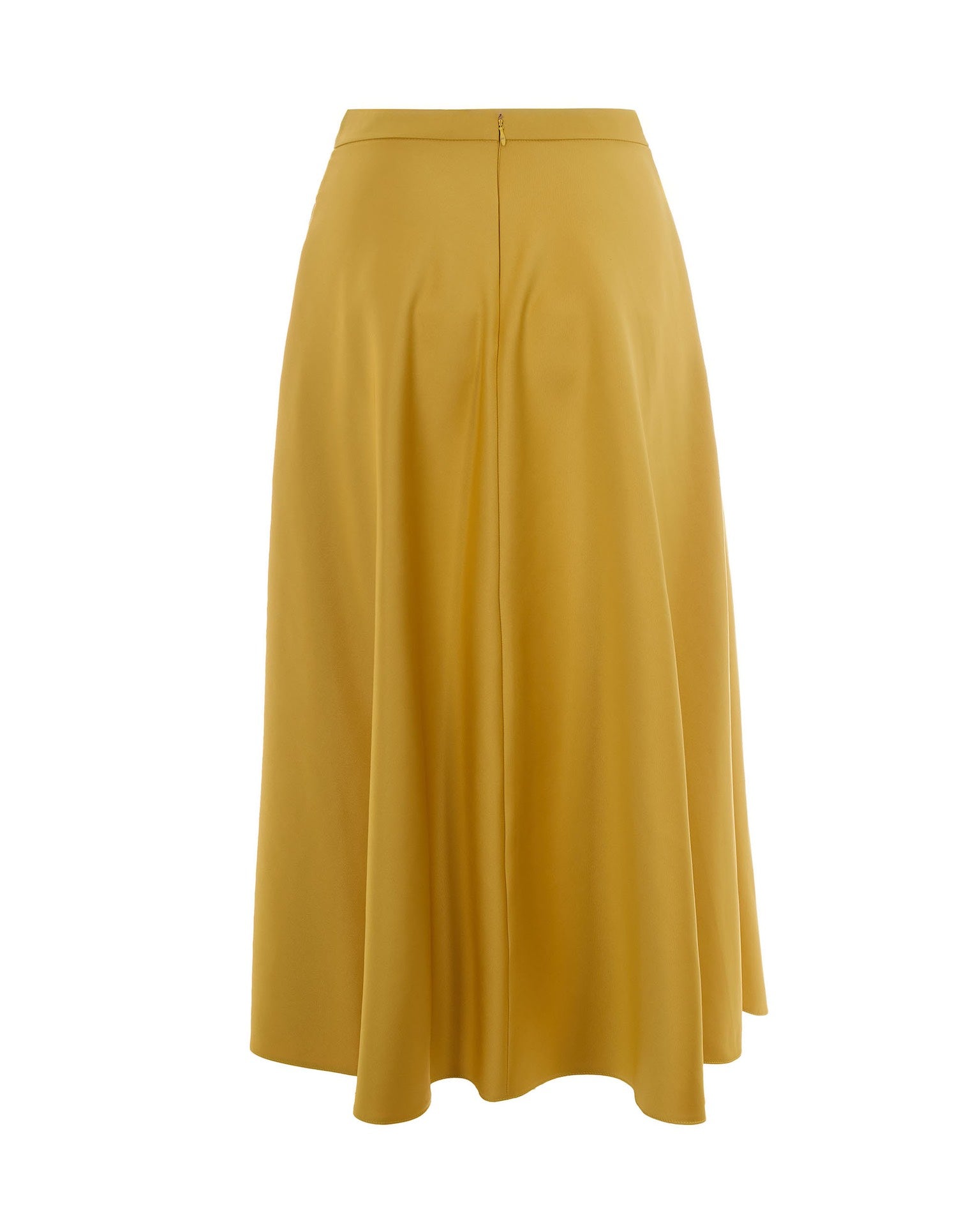 Duchesse Midi Skirt With Gold-Tone Chain Detail