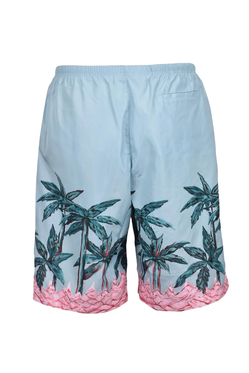 Nylon Shorts - Aqua Green