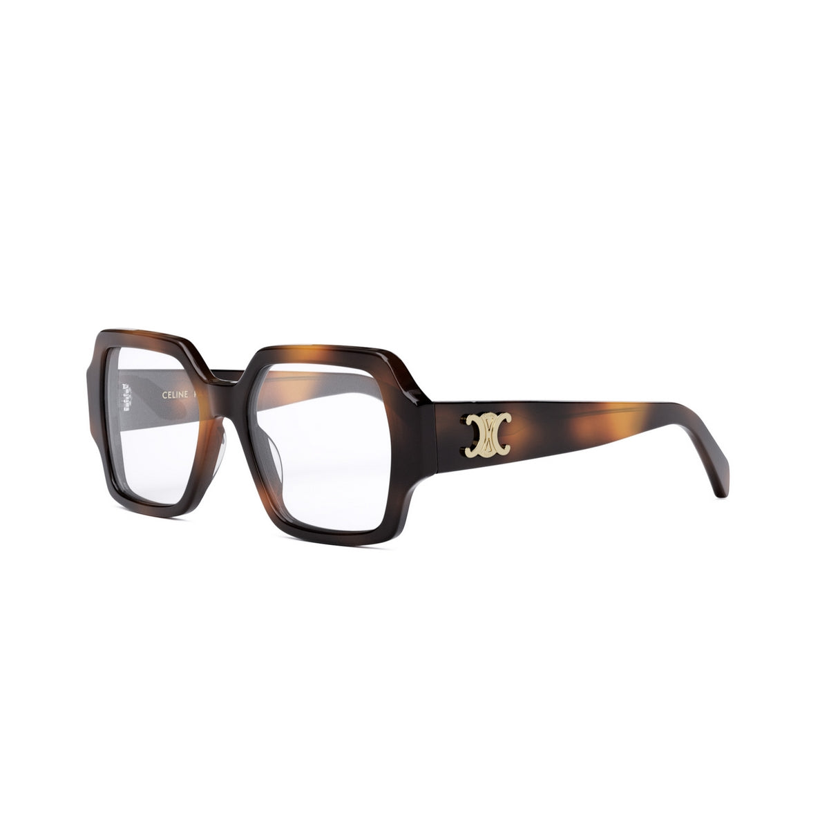 Cl50131i Oversized Square Tortoiseshell Eyewear Frames