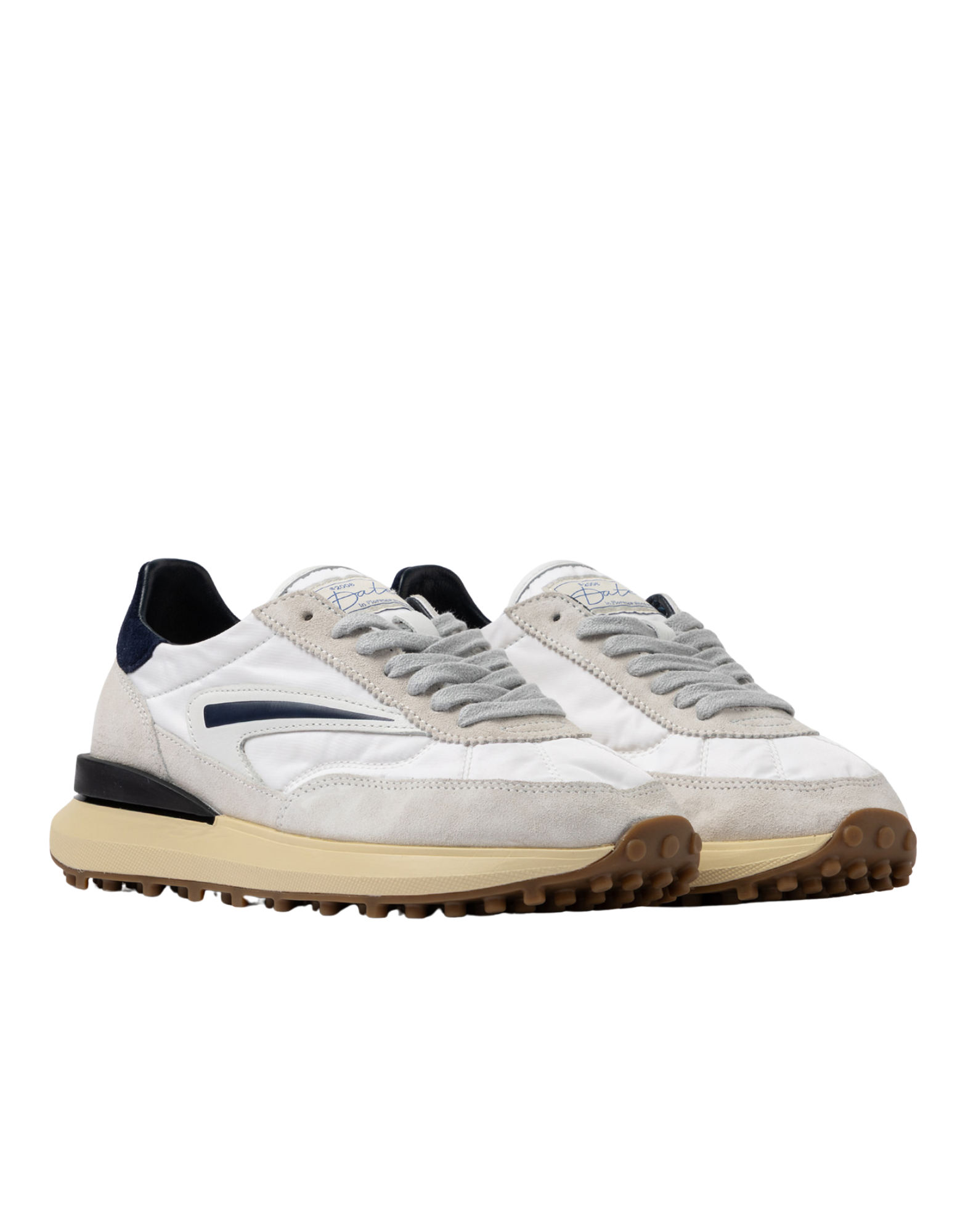 White Blue Athleta Nylon Sneakers