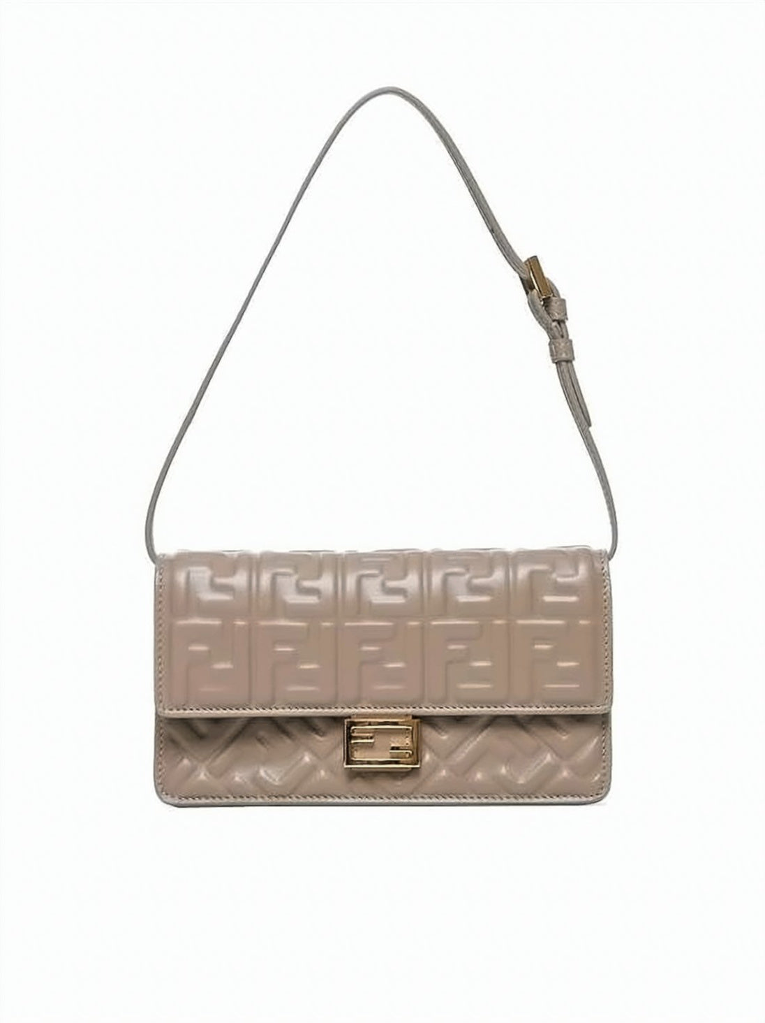 Rectangular Shoulder Bag With Geometric Pattern