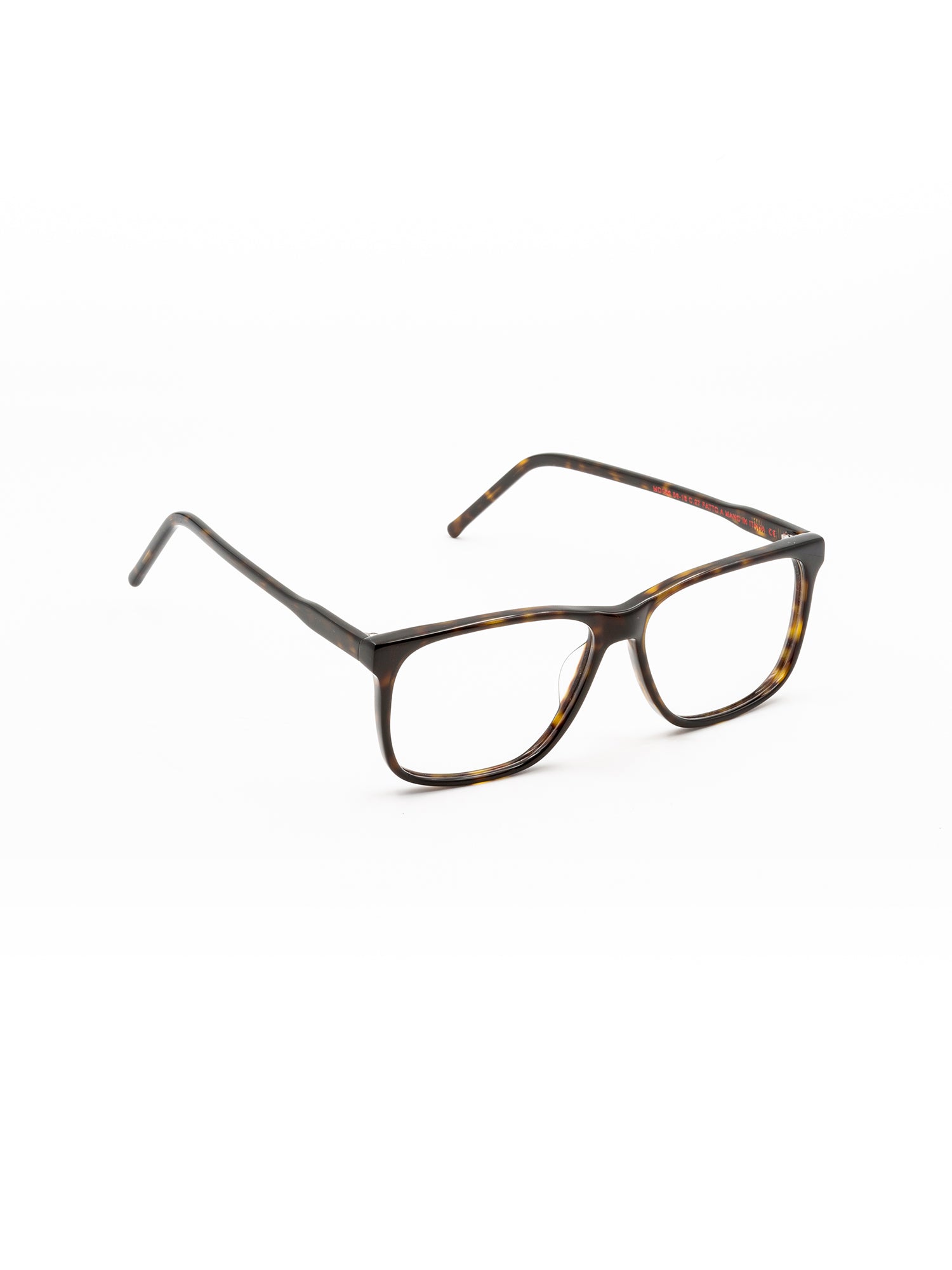 Rectangular Brown Optical Frames with Subtle Tortoiseshell Pattern