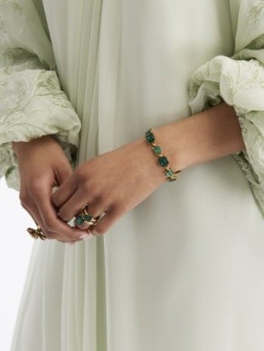 Malachite Tennis Bracelet