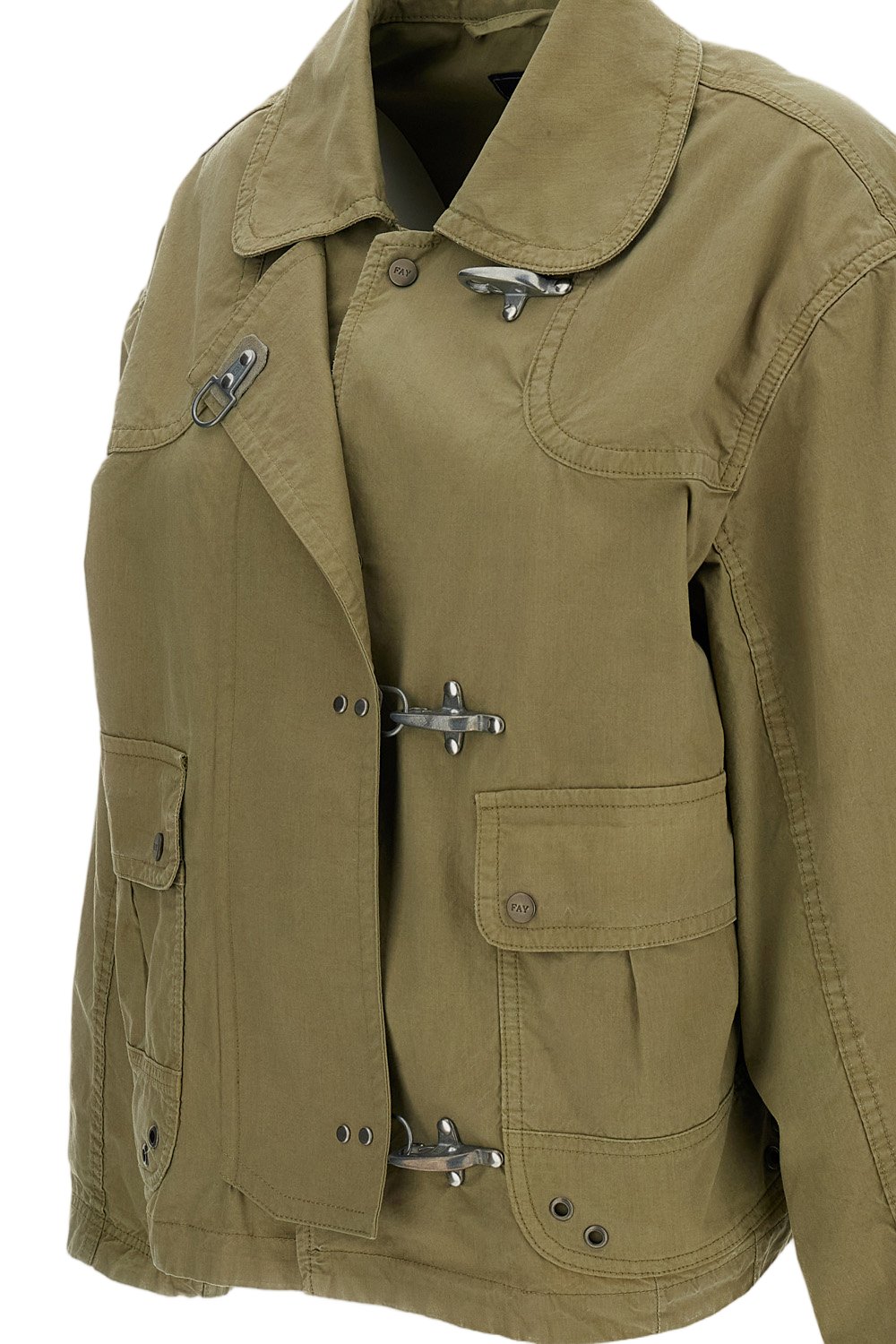 3 Ganci Cotton Canvas Jacket