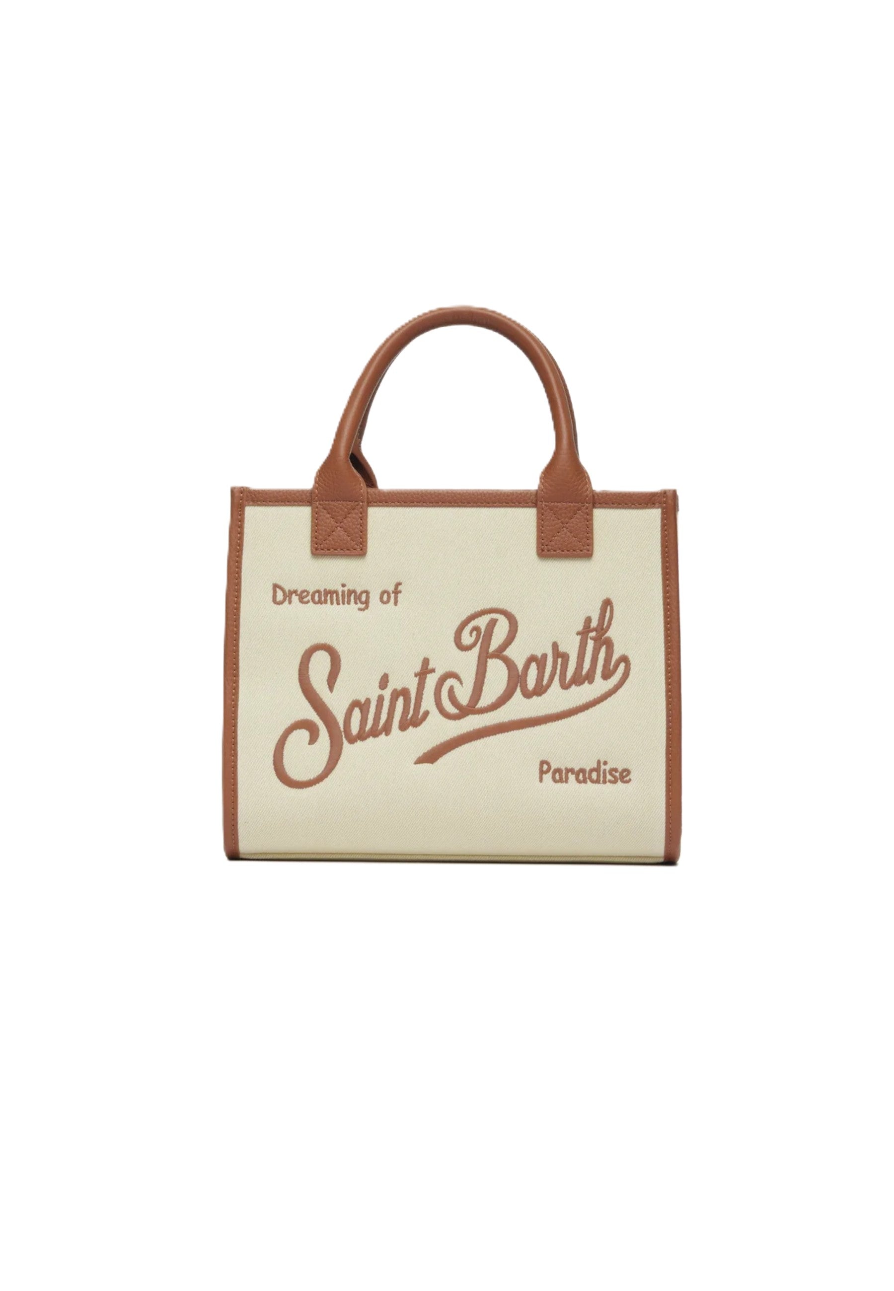 Rectangular Cream Canvas Tote Bag