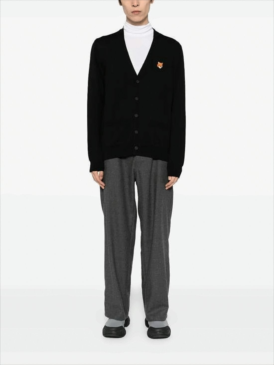 Classic V-Neck Button-Down Cardigan