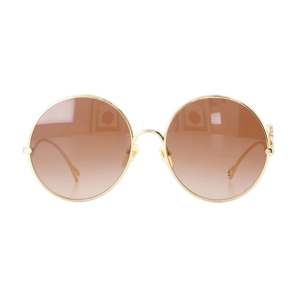 Acetate Frame Sunglasses With Gold Accents