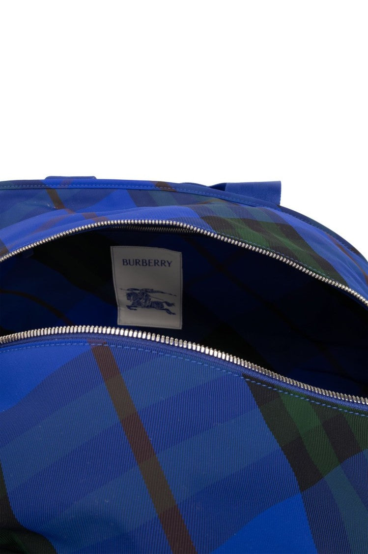 Tartan Pattern Duffle Bag