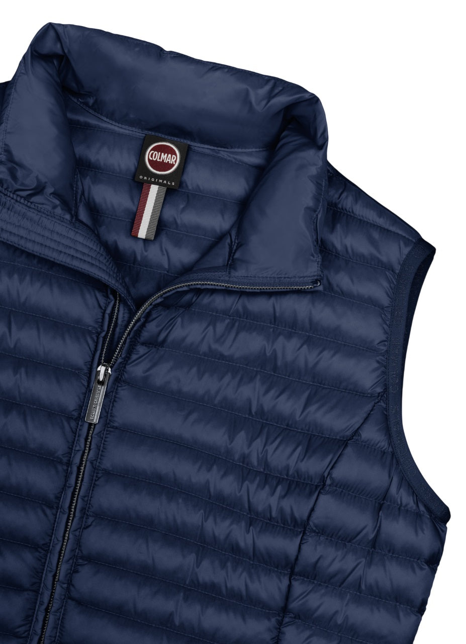 Lightweight Down Vest With Adjustable Hem