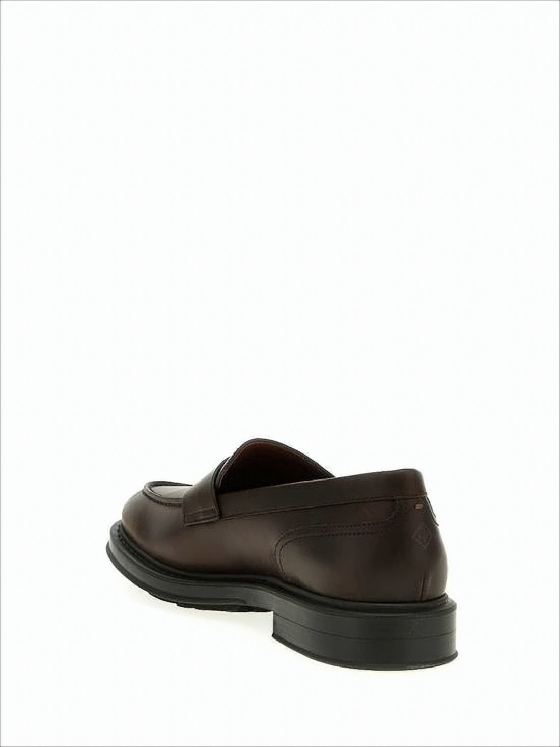 Polished Calf Leather Loafers with Penny Strap