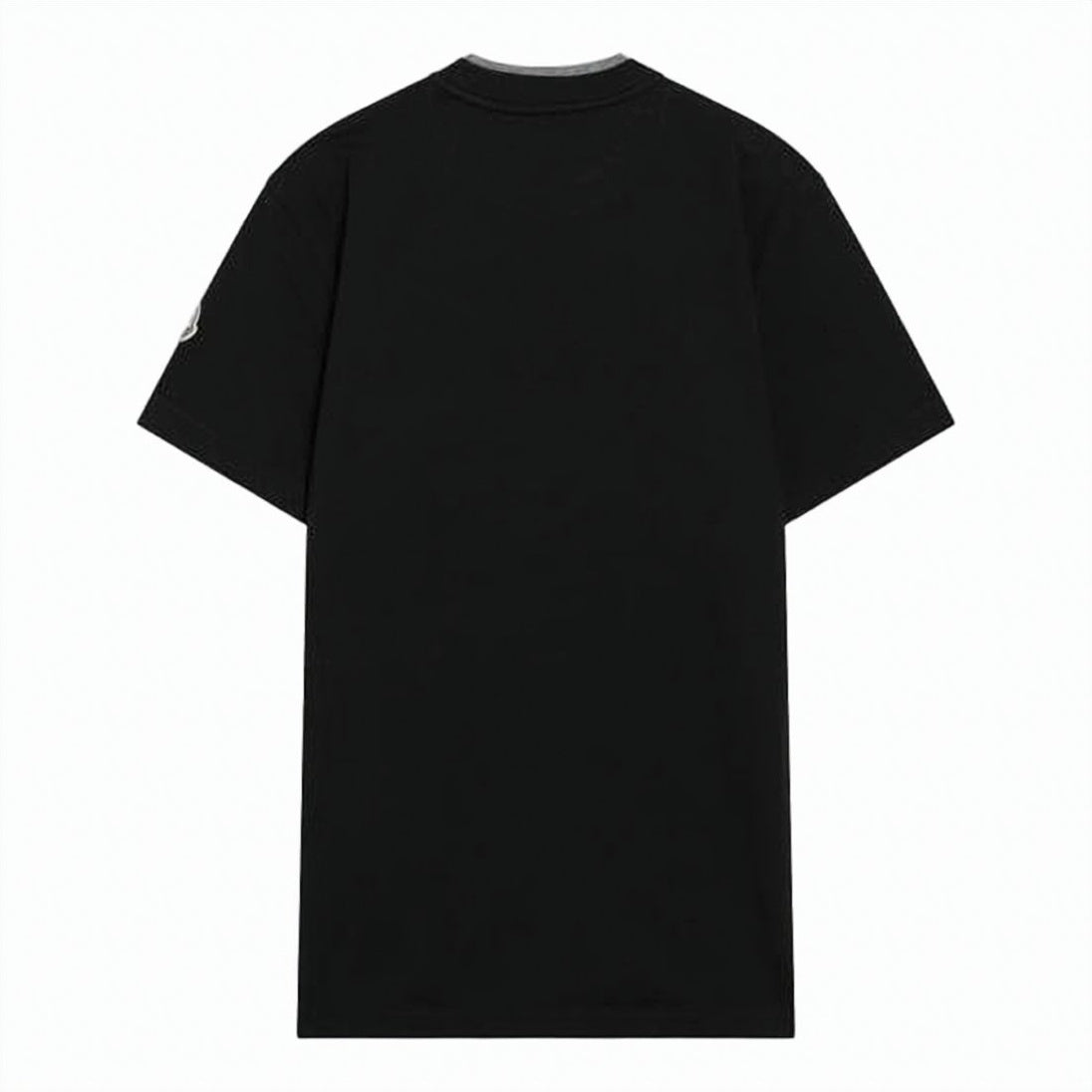 Short-Sleeve T-Shirt With Contrast Ribbed Neckline