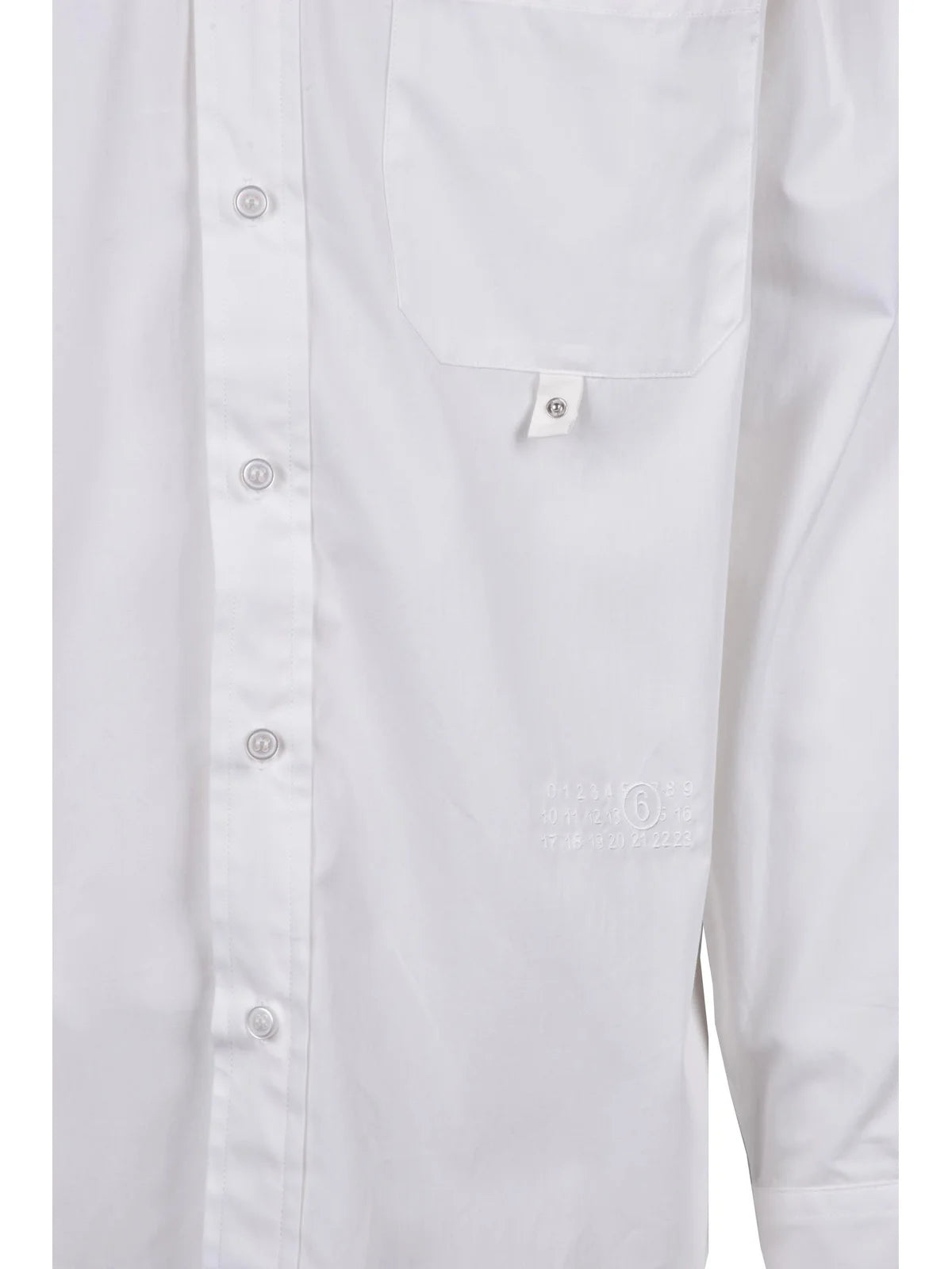 Cotton Oversized Shirt - White