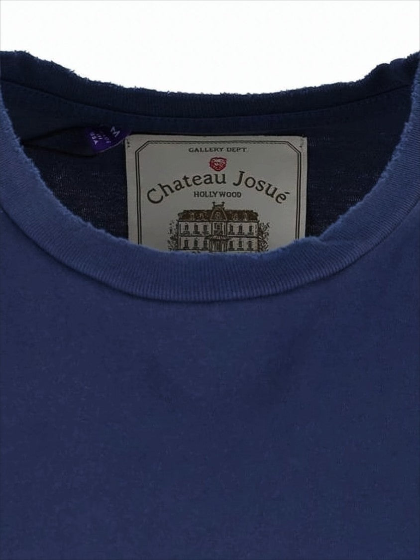 Relaxed Fit Short-Sleeve Navy T-Shirt with Vintage Graphic
