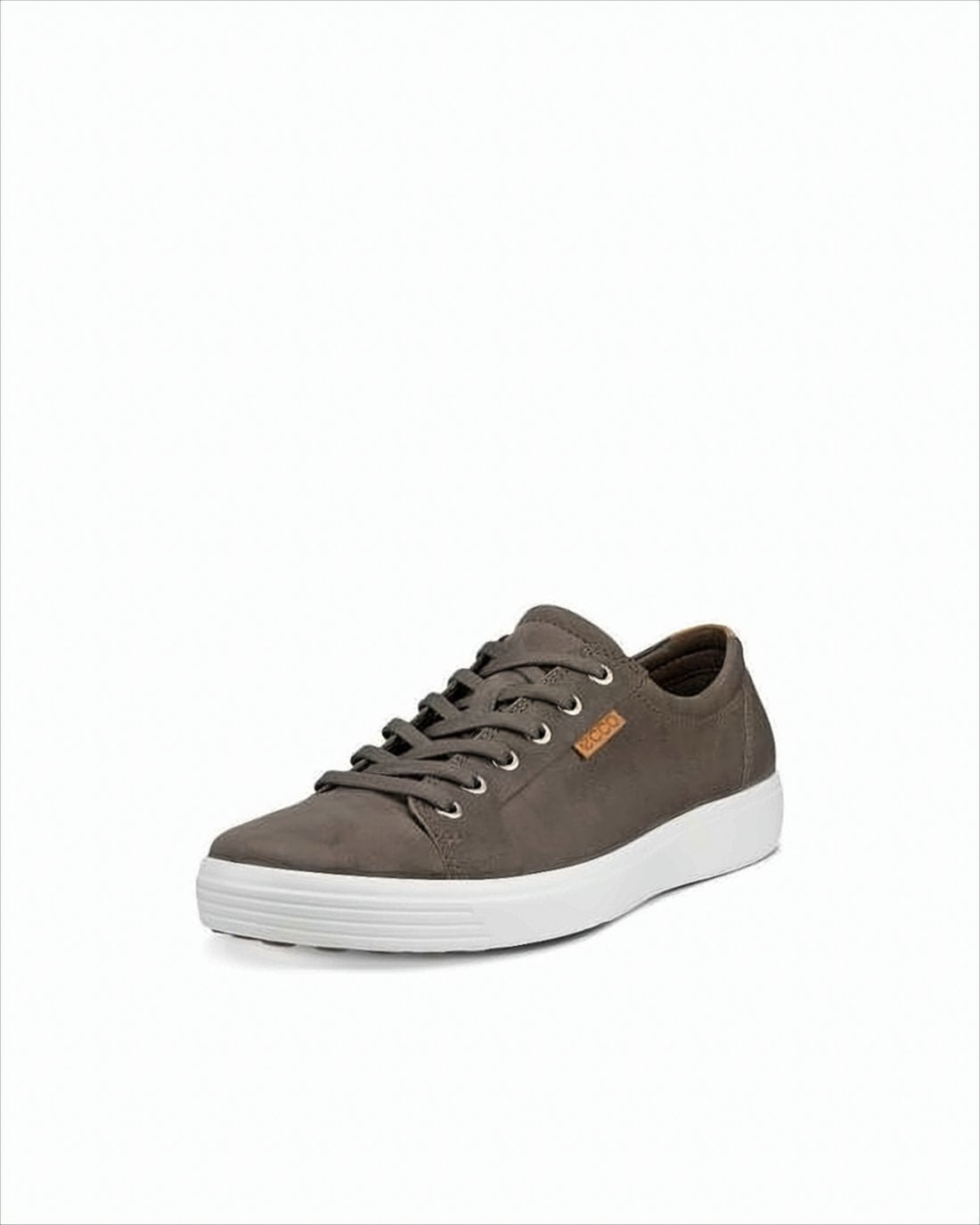 Sleek Low-Top Brown Calf Leather Sneakers