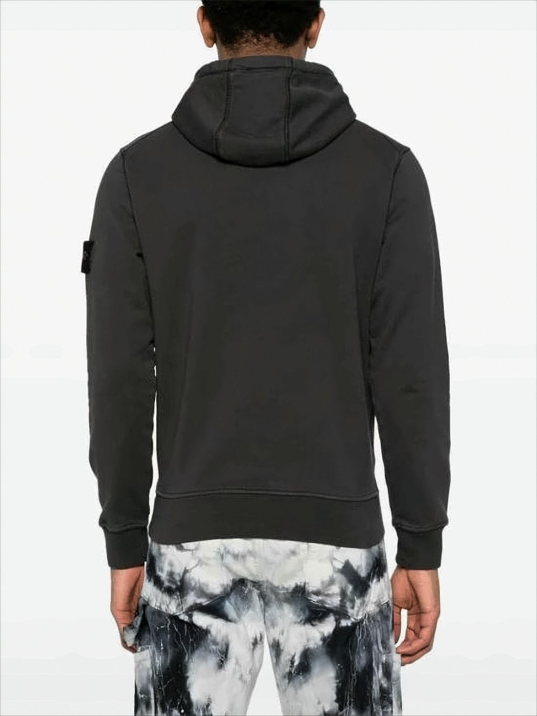 Classic Black Hoodie with Kangaroo Pocket