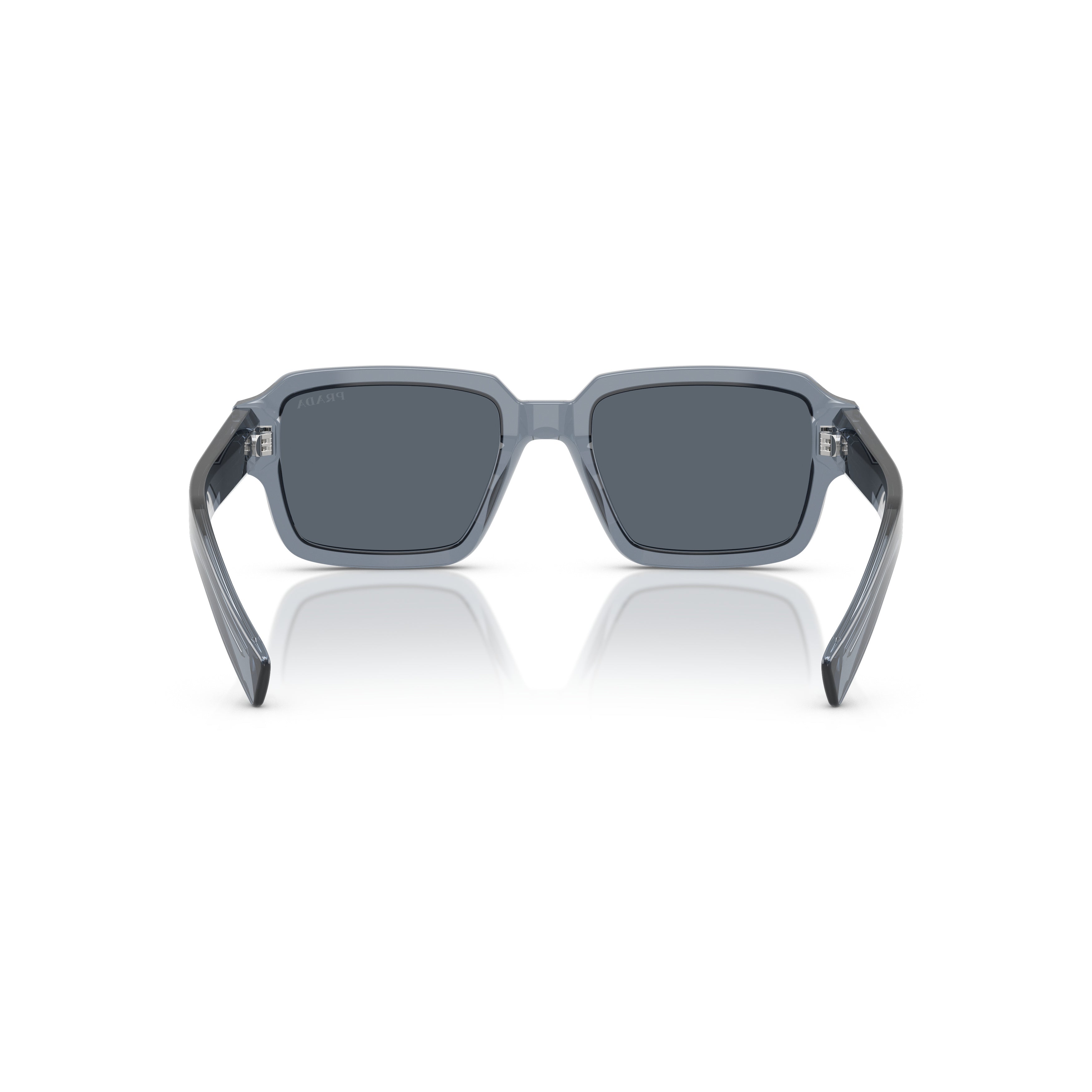 Rectangular Acetate Sunglasses with Dark Tinted Lenses