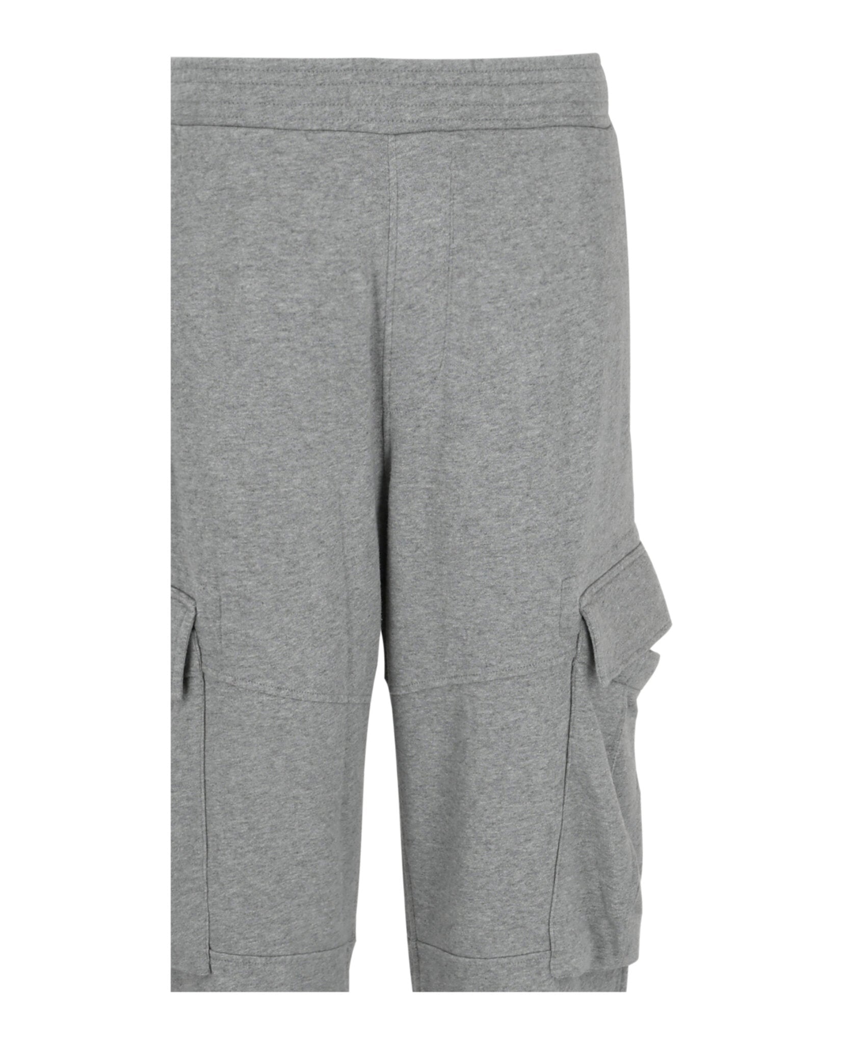 Mid Rise Grey Cargo Sweatpants