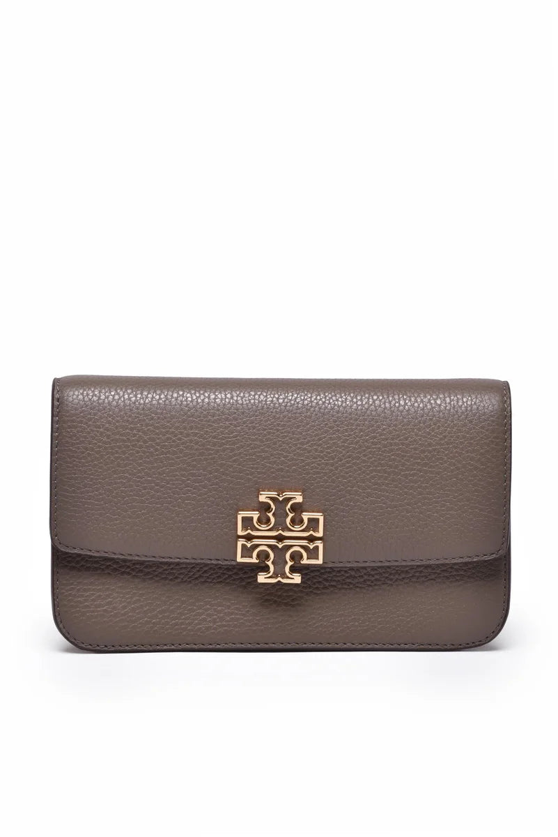 Britten Chain Wallet Shoulder Bag - Grey