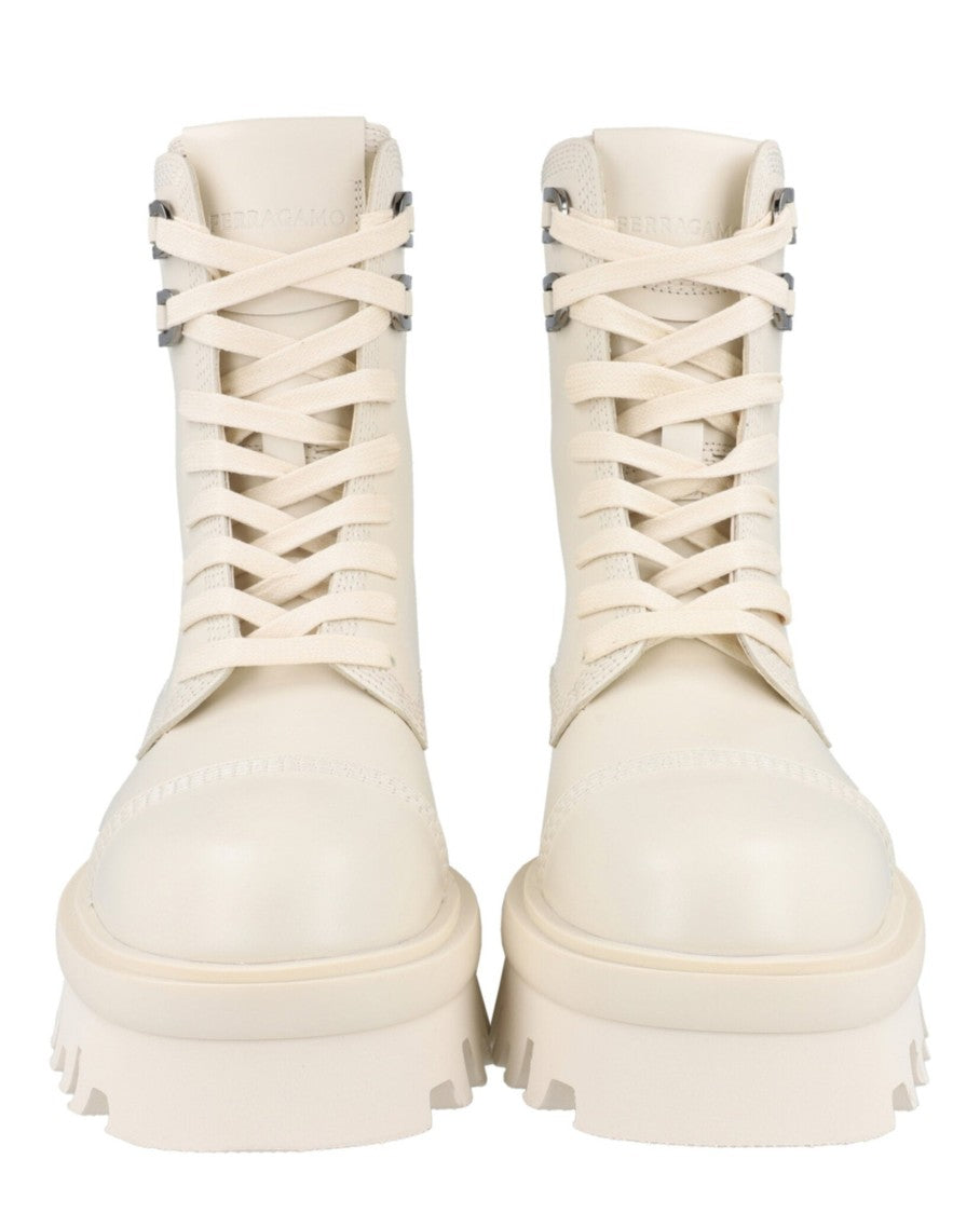 Kira Leather Combat Boots
