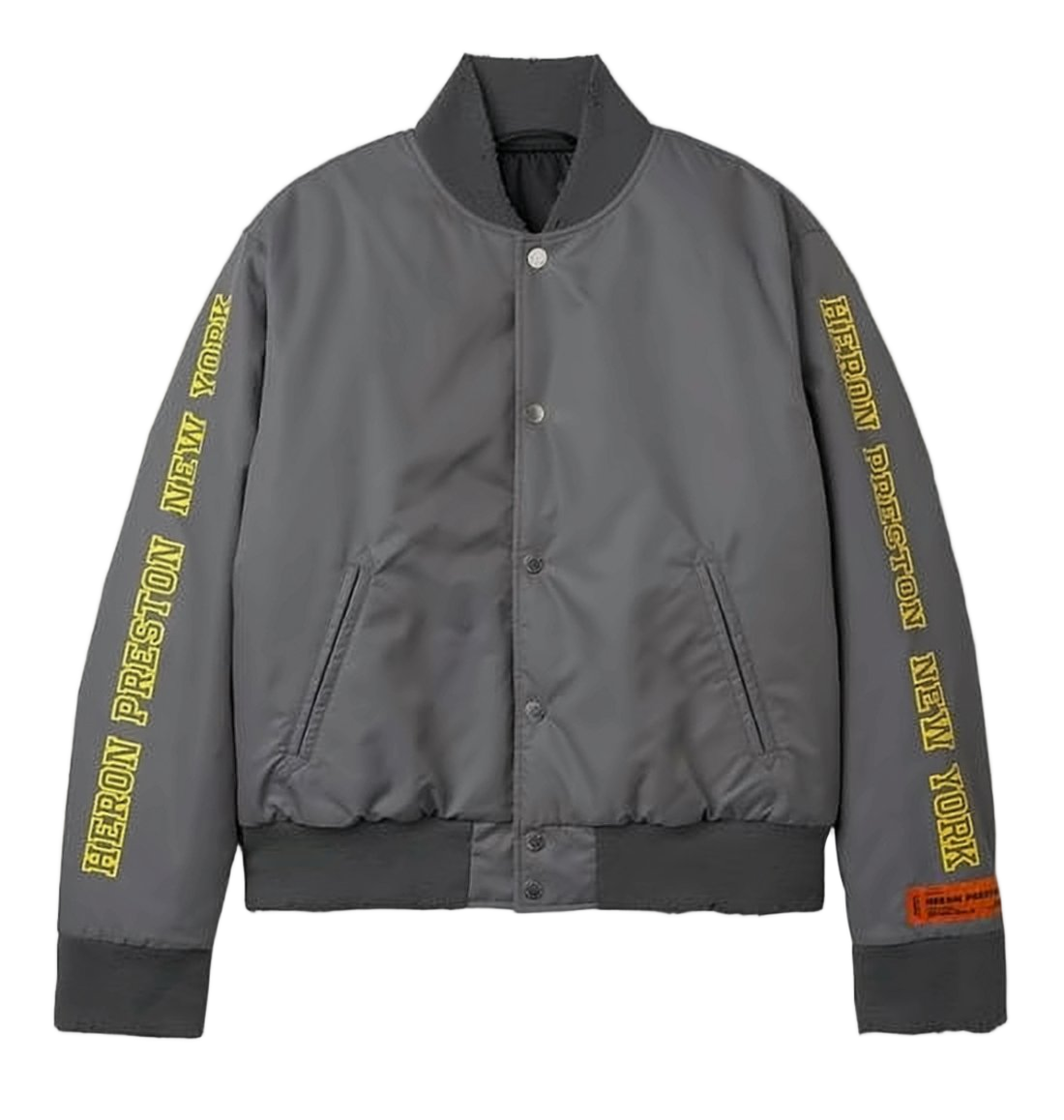 Matte Finish Bomber Jacket with Bold Graphics