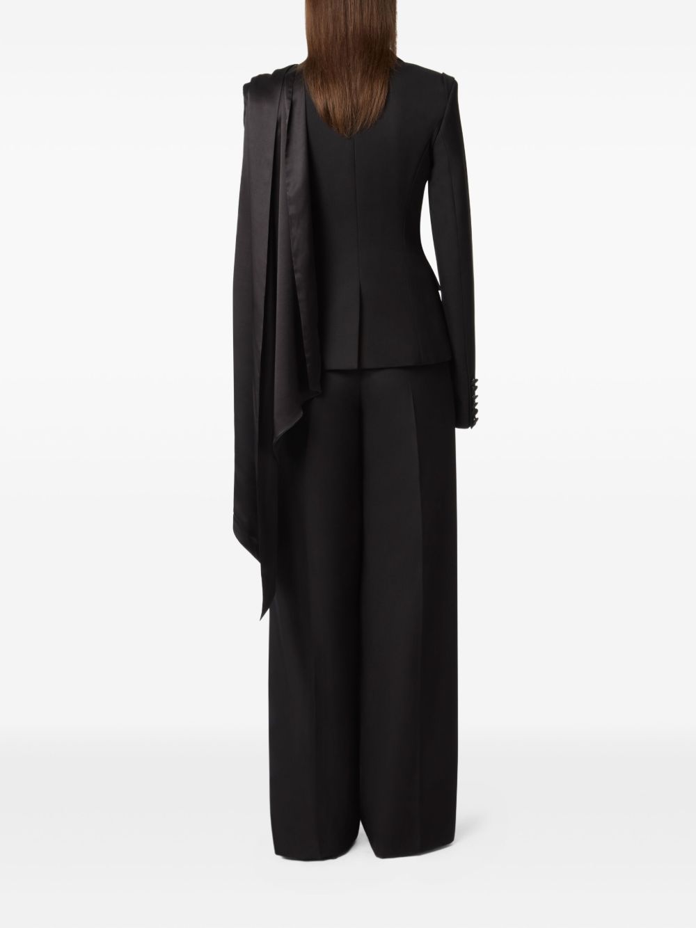 Double-Breasted Black Jacket