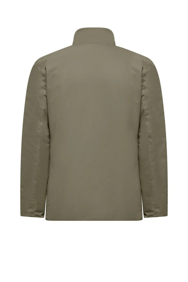 Double-Breasted Jacket with Detachable Bib