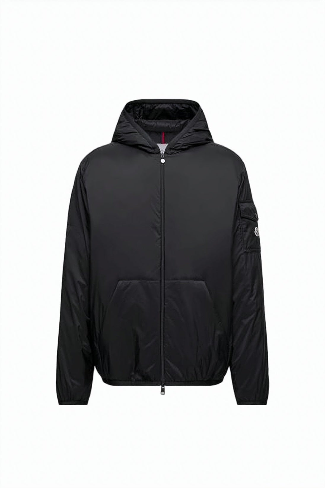 Quilted Lightweight Padded Jacket With Textured Knit Detail