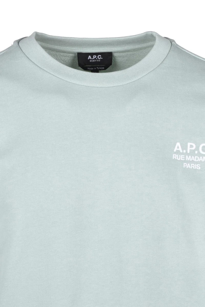 Cropped Sweatshirt - Aqua