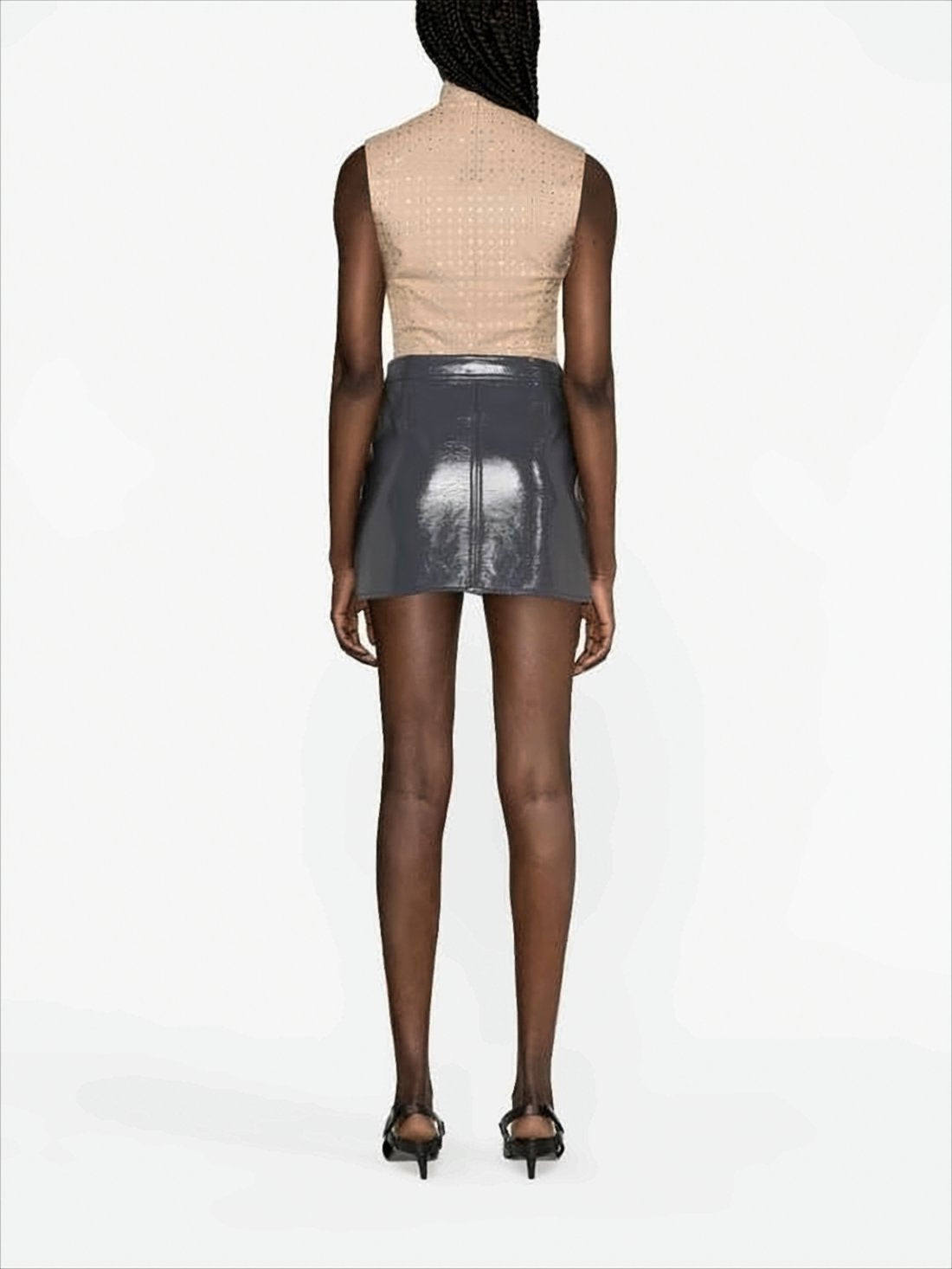 Short Skirt with High Waist