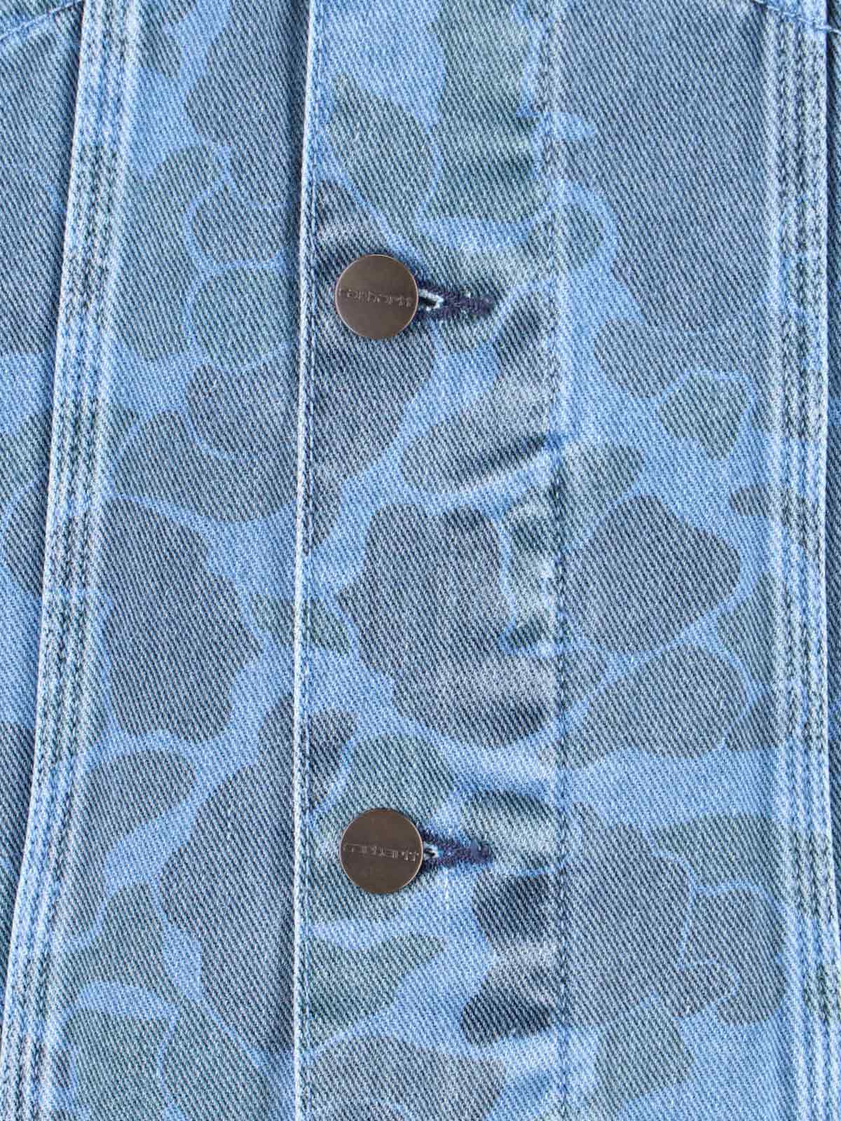 "Duck Helston" Jacket, In Light Blue Organic Cotton