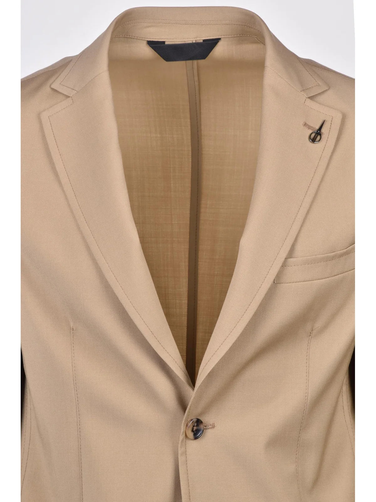 Virgin Wool Jacket - Beige