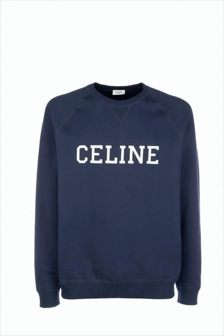 Relaxed-Fit Long-Sleeve Sweatshirt With Bold Lettering
