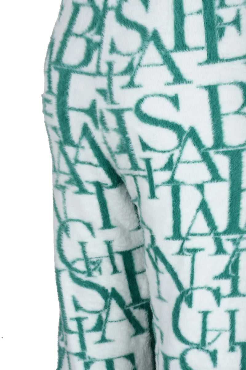 Plush Tracksuit - White/Green