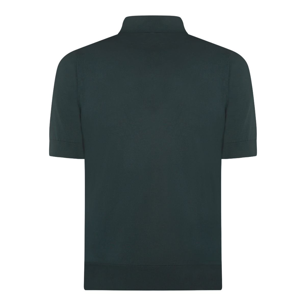 Dark Green Polo Shirt with Classic Collar