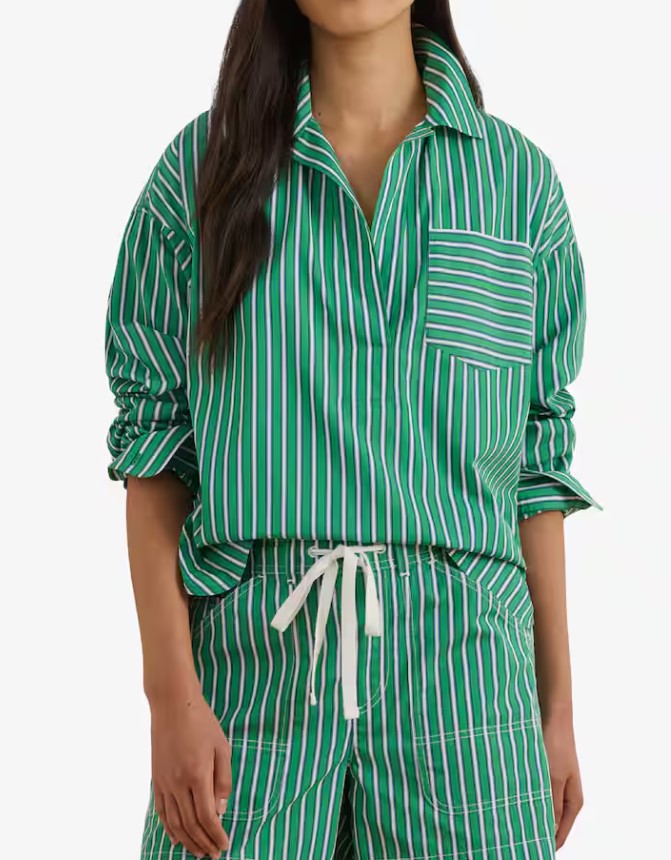 Stachee-Long Sleeve-Button Front
