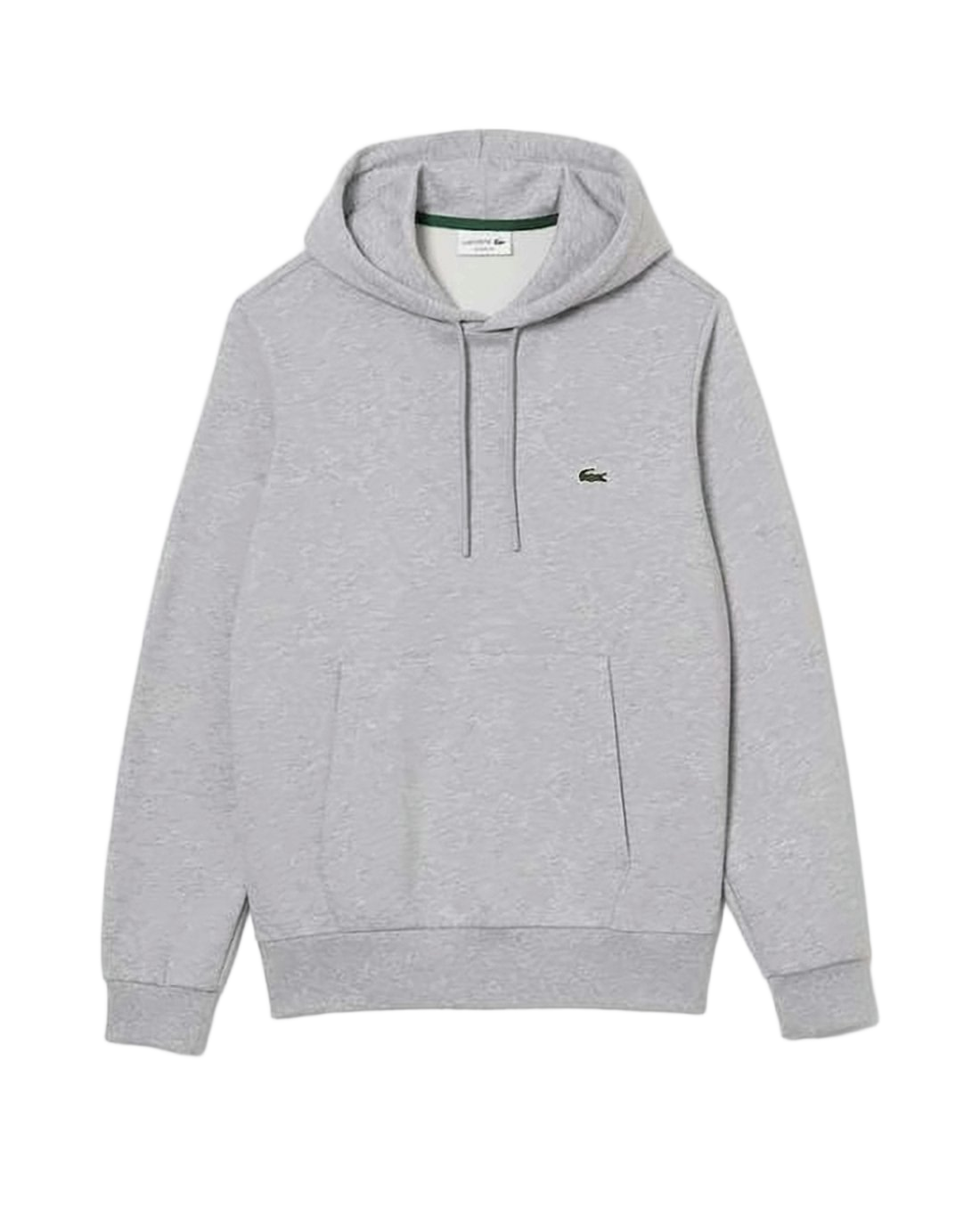 Grey Pullover Hoodie with Front Kangaroo Pocket