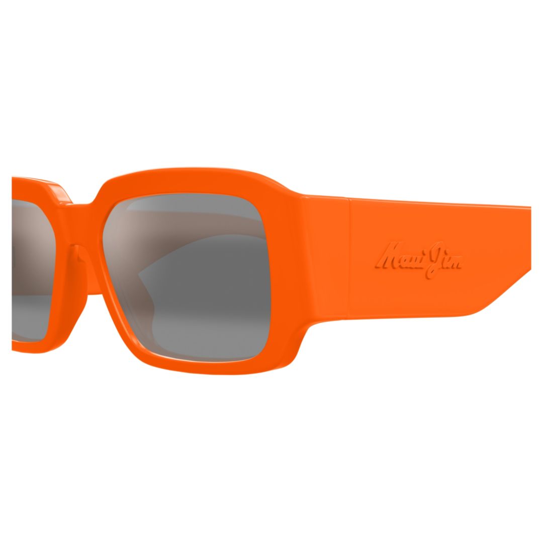 Kupale Rectangular Frame Sunglasses with Dark Tinted Lenses