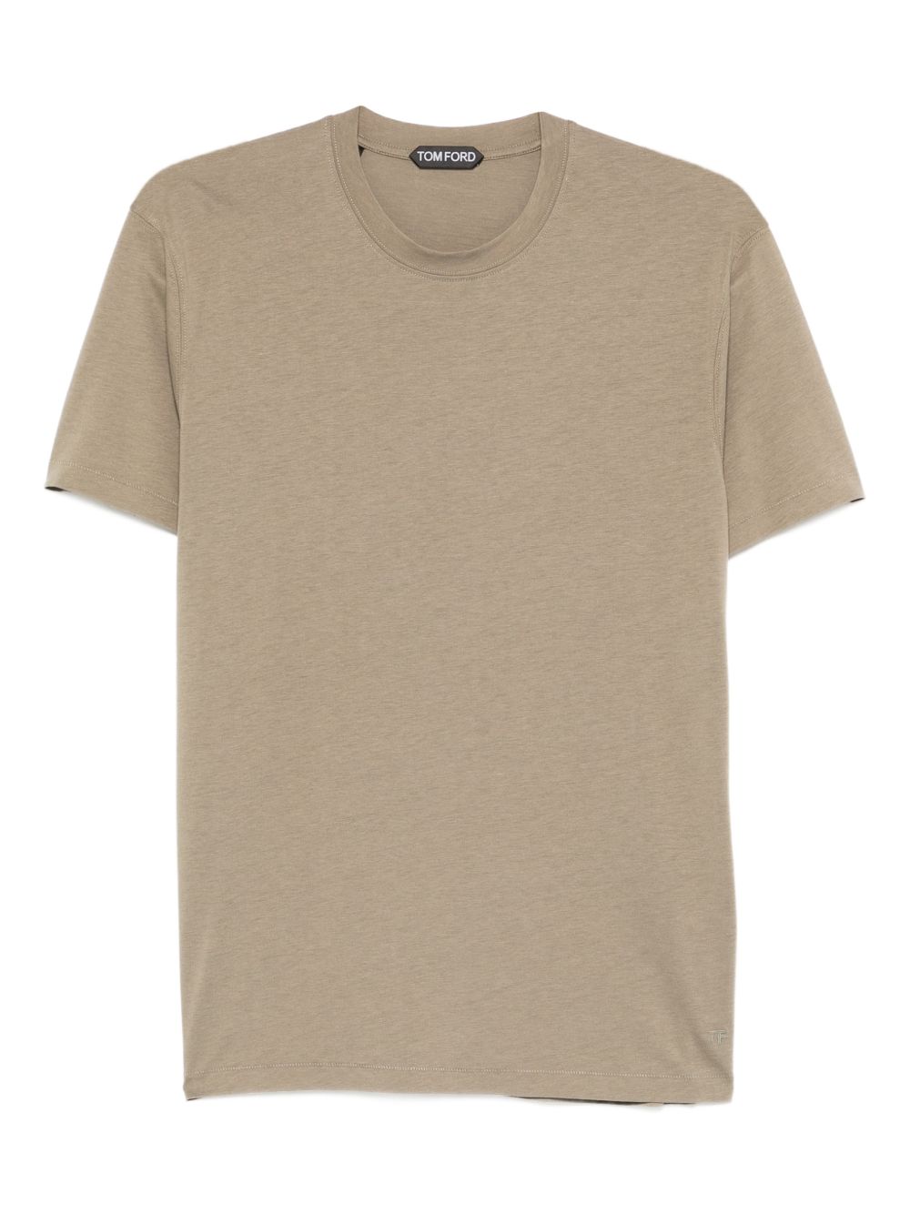 Logo Embroidered Crew Neck T-Shirt